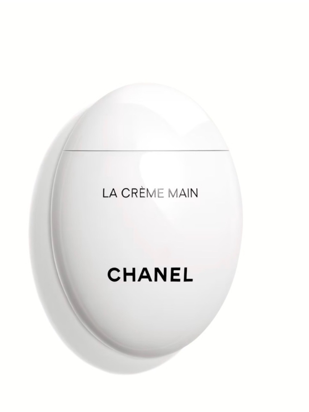 CHANEL La Crème Main Hand Cream - White Oval Compact